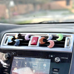 Crescent Moon Car Air Vent Clip Cute Ornament For Women Auto Air Outlet Interior Decoration Accessory