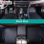 KAHOOL Custom Car Floor Mats For Ssangyong Rexton Rexton-W Auto Carpets Foot Coche Accessorie