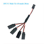 RC Servo Extension Wire Cable Futaba JR Male to Female alternate view