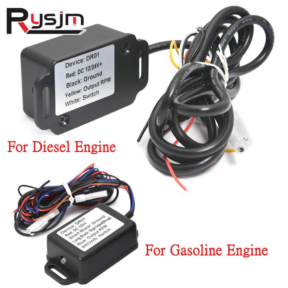 HD Gasoline Diesel Engine Tachometer Adapter | RPM Signal Sensor for Vehicle Truck Boat Yacht ATV