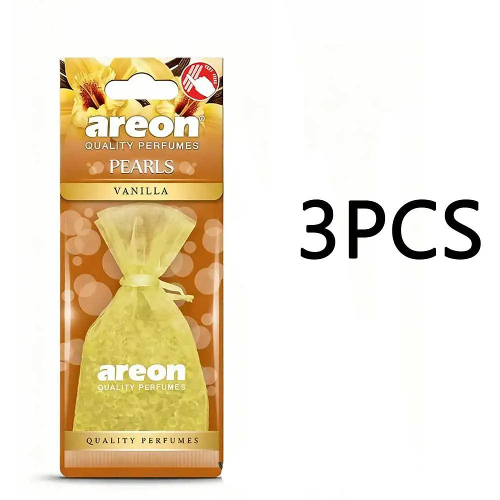 Apple Cinnamon Car Air Freshener Pearls | Hanging Scented Decor Set detail view