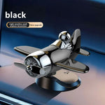 Lenovo Solar Powered Rotating Airplane Car Dashboard Ornament 360° Auto Spin Decor Ai alternate view
