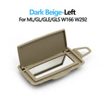 W166 W292 Car Sun Shade Visor Makeup Cosmetic Mirror Cover For Mercedes Benz ML GL GLE GLS Class ML300 ML350 ML400 GL350 GL400
