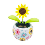 Car Decoration Swinging  Solar Power  Car Gadgets Car Dashboard Ornaments Flower Swinging Solar Powered Dancing Flower