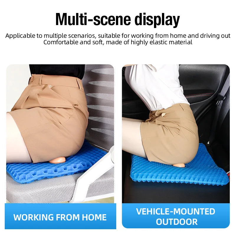 Soft and Elastic Silicone Multi-Purpose Car Seat Cushions, Detachable Covers with Dur alternate view