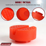 Car Lift Jack Support Stand Polyethylene Pads Wheel Dolly Slotted Floor Frame Rail Adapt detail view