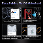 KONNWEI TK100 TPMS Programming Tool | 4 Sensors 315/433MHz Car Tire Pressure Diagnosti close-up view