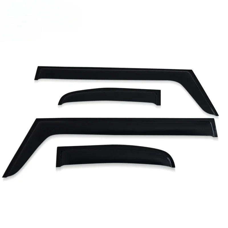 Rainproof Board for Toyota FJ Cruiser 2007-2022 | Sun Rain Guards Window Visor Set additional angle