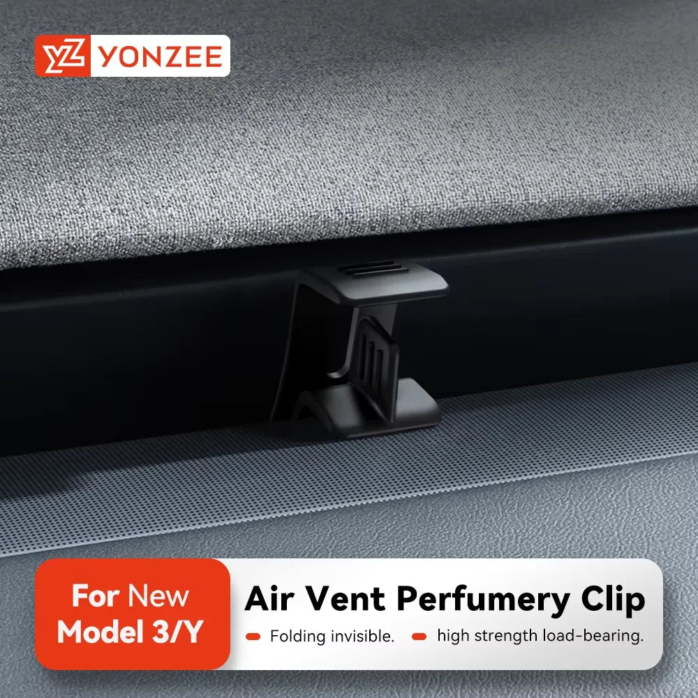 YZ Compact Air Vent Diffuser Clip for Tesla Model 3 Y Highland Juniper | Mount Adapter Car Air Fresh