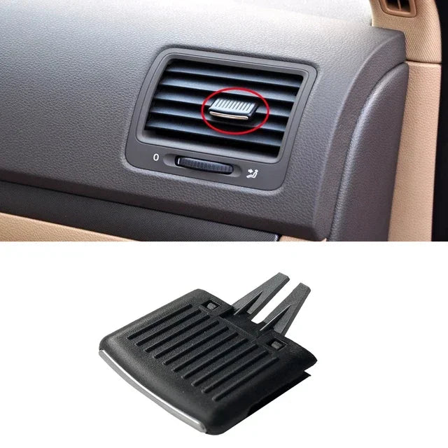 New 1pc Car Dash Front AC Air Outlet Vent Grill Slide Adjust Clip Trim For VW Golf 5 MK5 GTI Jetta A5 MK5 R32 Sagitar 2006-2011