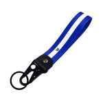 Flag Car Keychain Key Ring close-up view