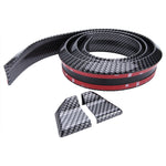 1.5M Universal Roof Spoiler Car-Styling 5D Carbon Rubber Tail Spoiler PU Brazing DIY Refit Spoiler Suitable By Some Type Of Car