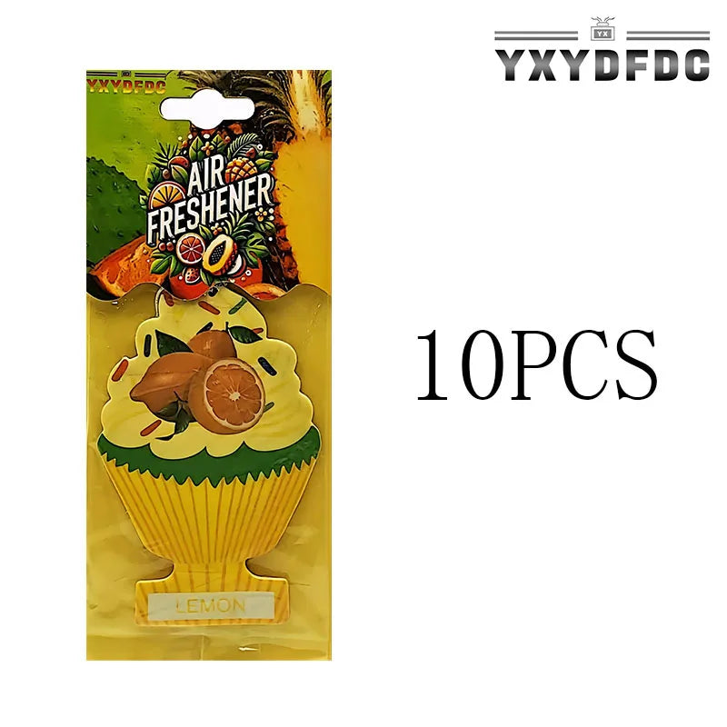 Cupcake-Shaped Car Air Freshener Set | 7 Unique Scents for Vehicle and Home lifestyle view