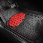 Car Floor Mats HeavyDuty Rubber Floor Mats for Cars Universal Fit Full Set Trimmable Automotive Floor Mats Climaproof Floor Mat