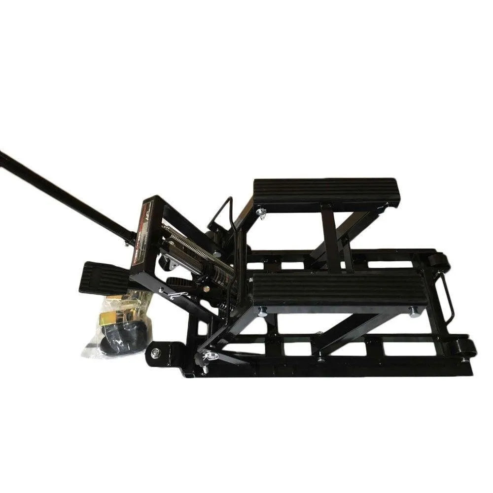 Dirt Street Bike Jacks Steel Lift 1500Lb Repair Stand Motorcycle ATV Quad Hoist alternate view