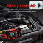 Car Battery Charger Intelligent Smart Battery Charging Fast Power Charging Pulse Repair Tools Digital Display Auto Accessories Universal For SUV Motorcycle Truck RV