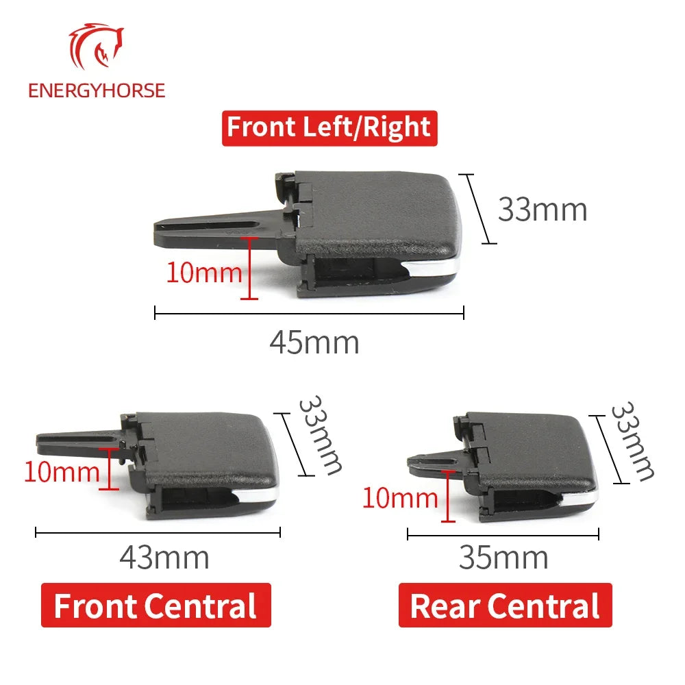 Car Front Rear AC Air Vent Outlet Tab Clip Repair Kit For Mercedes Benz W166 W292 ML350 GL450 M ML GLE GLS