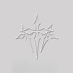High-Quality Three-Cross Car Stickers Waterproof PVC Faith Automotive Decal Customiza alternate view