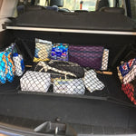 HOMEFISH Car Trunk Cargo Net Organizer Storage Luggage Net Universal Fit For Crossover close-up view