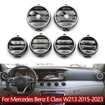 90%New Car Front Dashboard Air Conditioner AC Vent Grille Outlet Cover Panel For Benz E Class W213 2016-2023 E200 E230 E300 E350