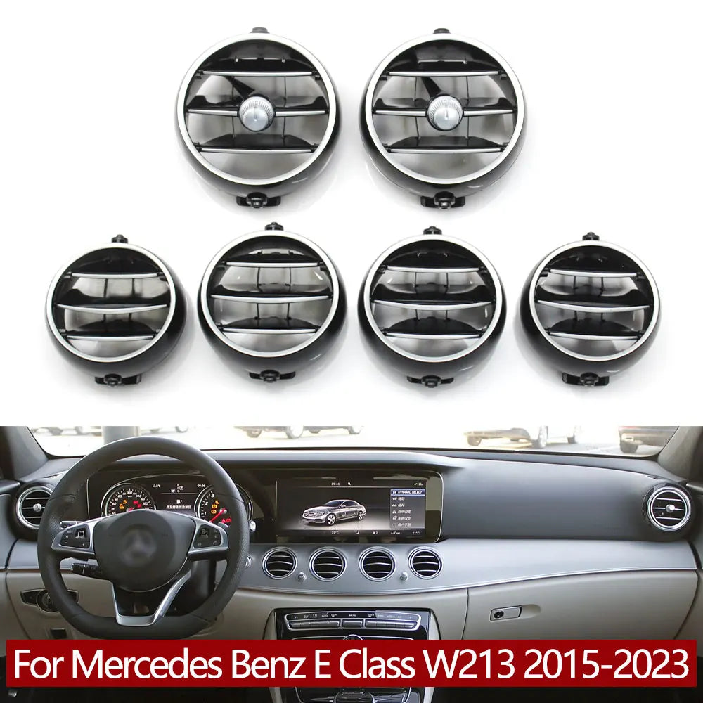 90%New Car Front Dashboard Air Conditioner AC Vent Grille Outlet Cover Panel For Benz E Class W213 2016-2023 E200 E230 E300 E350