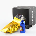 NOS Nitrogen Bottle Car Air Freshener | Vent Clip Aromatherapy for Auto close-up view