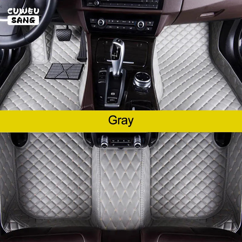 CUWEUSANG Custom Car Floor Mats For Mitsubishi Pajero Sport Auto Carpets Foot Coche Accessorie