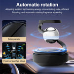 Solar Car Air Freshener Automatic Rotation Oil Diffuser