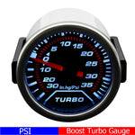 2" 52mm Car Turbo Boost Gauge Set | 12V Smoked Lens Gauges for Gasoline Cars alternate view