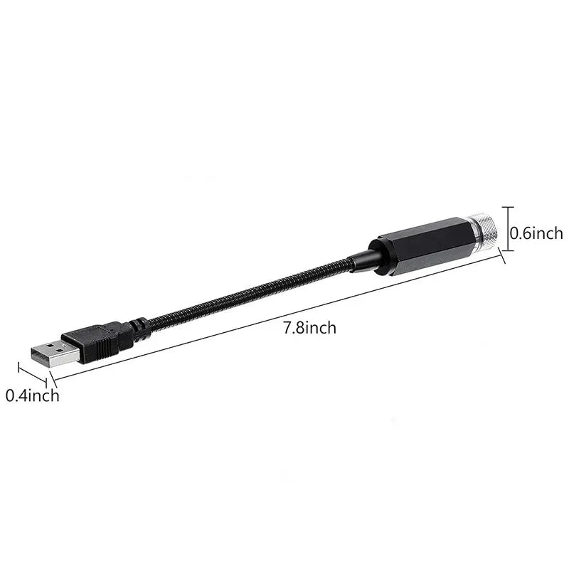 LED Starry Sky Projector Lamp USB Powered Car Roof Light detail view