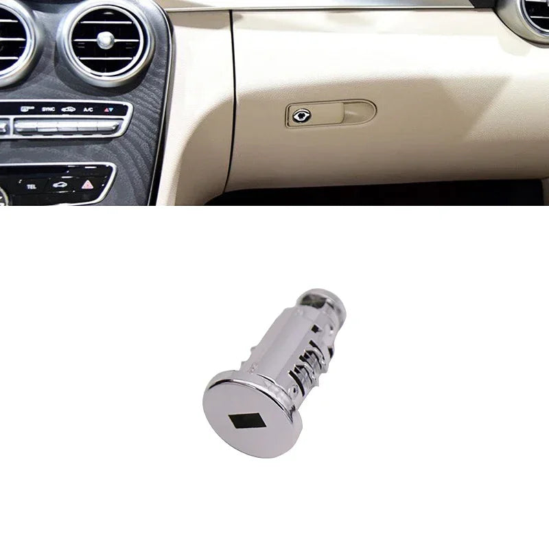 Car Glove Box Lock Cylinder Switch Handle For Mercedes BENZ W204 W205 W251 W221 W176 alternate view