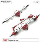 MN Series 82 82S Off-road Vehicle Parts - Metal Upgrade Accessories: Front and Rear Axles, Transmission Shaft, Tie Rods, Frame