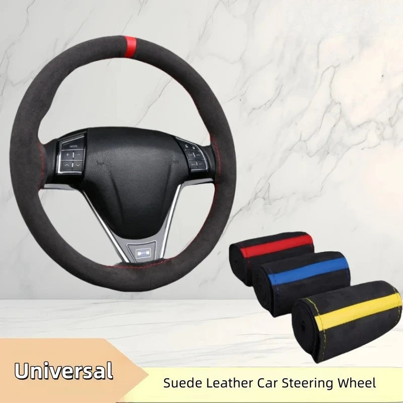 1PC Car Steering Wheel Cover Soft Wear-Resistant Comfortable Wear Resistant Universal Ha detail view