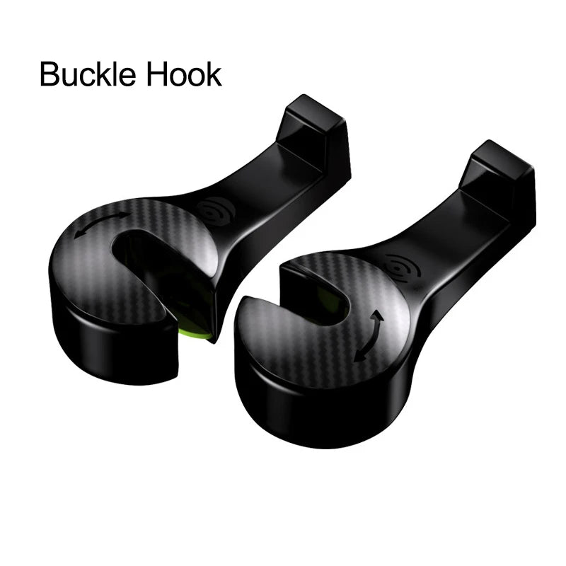 Car Seat Back Headrest Hooks Hidden Mount Hanger Universal detail view