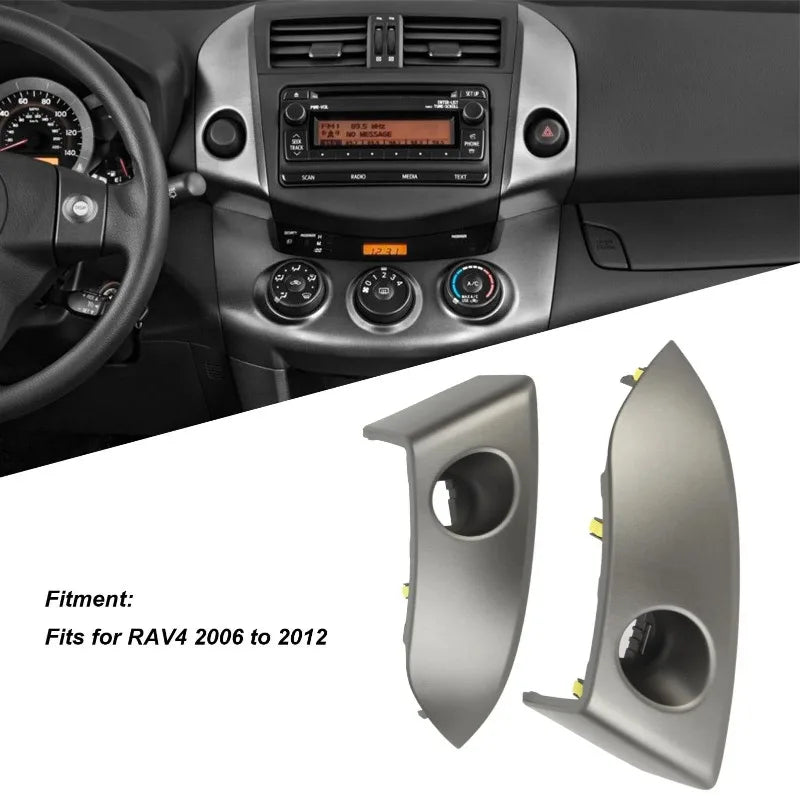 Center Dash Air Vent Radio Bezel Trim | Replacement for RAV4 2006-2012 lifestyle view
