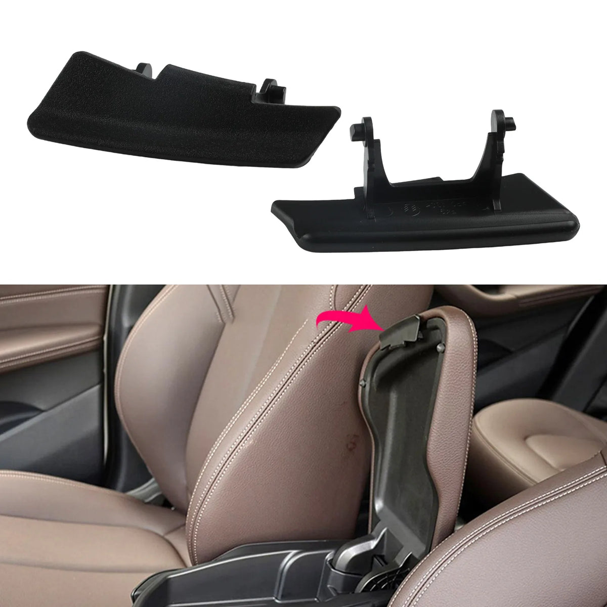 Armrest Lock Clip Compatible With For BMW X1 F48 X2 F39 LHD Console Rest Box Latch Retainer For Center Console