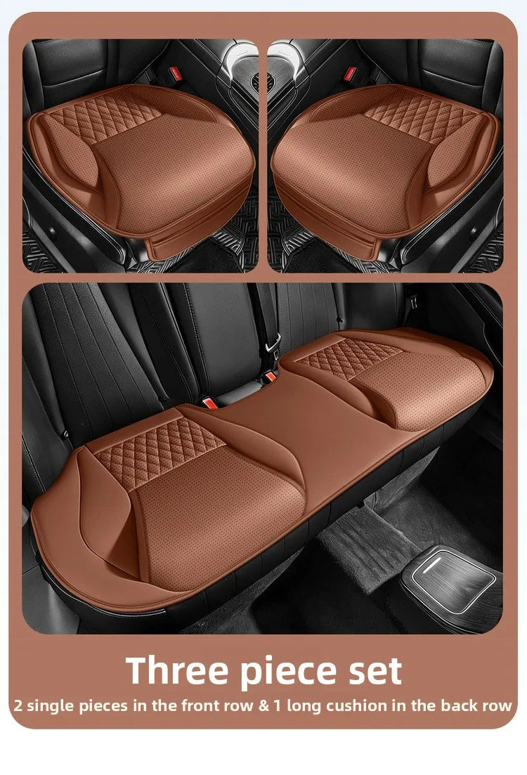 Universal Ergonomic Car Seat Cover Built-in 6cm Lumbar Support and Leg Bolster Brea additional angle