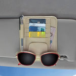 Car sun visor storage bag car glasses clip car interior supplies 12.5*15CM car busines close-up view