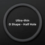 Ultra-Thin Faux Leather Steering Wheel Cover 37-38cm detail view