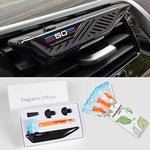 Car Air Fresheners F10 F30 Fragrance Holder Refill Strips | Blade Shape Vent Diffuser for BMW