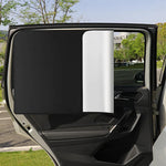 2Pcs Car Side Window Sun Shade Curtains | Magnetic UV Reflective Privacy Sun Protection