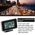 3-in-1 Auto Car LCD Meter Digital Oil Pressure Voltage Water Temperature Gauge Universal detail view