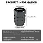 Colored Aluminum Alloy Valve Caps for Suzuki Models | Tire Valve Stem Air Dust Cove additional angle