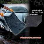 Dark Gray Microfiber Car Towel | Oversized Strong Absorbent Wash Cloth alternate view