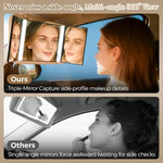 Car Makeup Mirror with 3 Way Lights, Sun Visor Vanity Mirrors For Truck, Car Accessories for Women, Espejo Para Carro Fits Gift