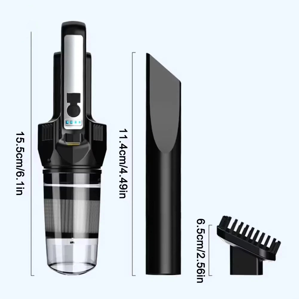 Lenovo Wireless Vacuum Cleaner For Home Car Charging Strong Suction Power Handheld Carpet Window Crevice Groove Vacuum Cleaner
