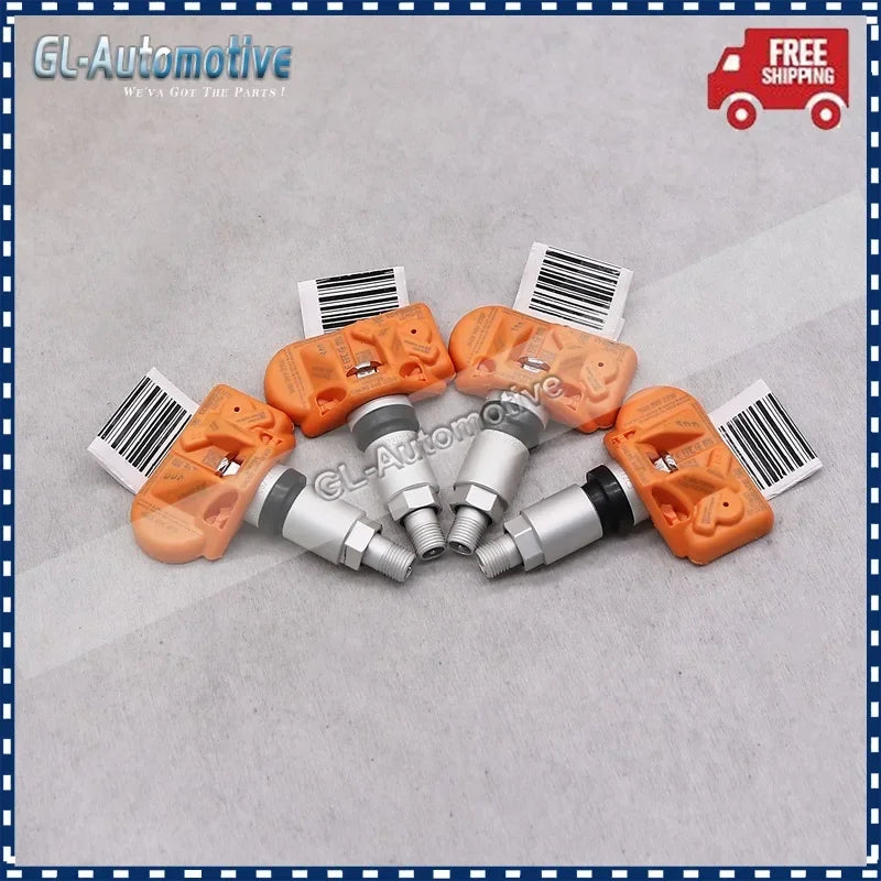 4PCS TPMS Tire Pressure Sensor 433MHz 5Q0907275F | Compatible with Audi VW Porsche additional angle