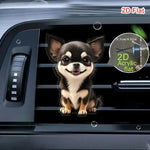 Acrylic Car Vent Clip Aromatherapy Air Freshener Holder 2D Decorative Air Conditioning Vents Accessory for Vehicle Interior