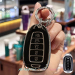 Key Fob Cover Keychain Lanyard for Hyundai Elantra GT Sport Santa Fe Palisade Kona additional angle