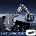 Mobile Phone Car Mount 2026 New Model Car Dashboard Large Suction Cup Truck Navigation Anti-Shake Support Stand